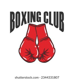 Boxing logo emblem collection design template, Boxing club logo