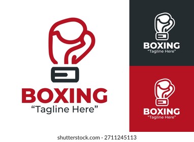 Boxing Logo Strong Punch Training Icon