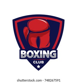 Boxing logo template