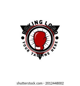 Boxing logo template vector. Boxing logo concept
