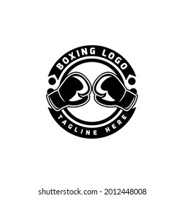 Boxing logo template vector. Boxing logo concept