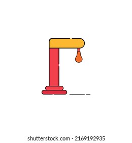 Boxing machine icon, vector illustration in flat cartoon design.