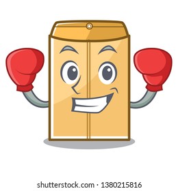 Boxing mailer envelope in the character shape