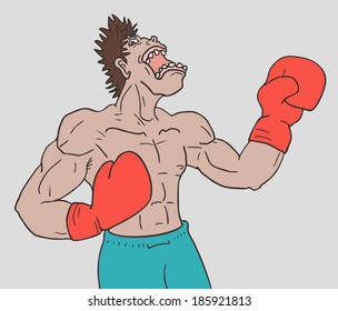 Boxing man