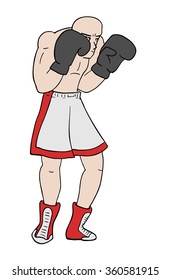 boxing man draw