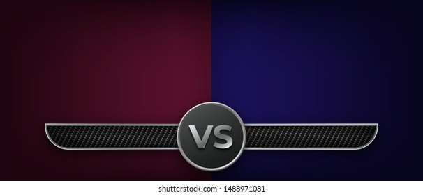 Boxing match fighter comparison . Vector background for preview .