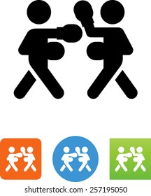 Boxing match icon