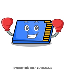 Boxing memory card character cartoon