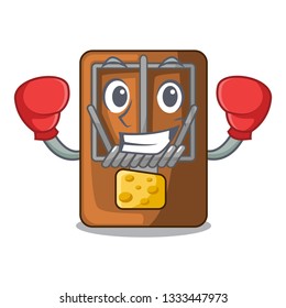 Boxing mousetrap in the a character shape
