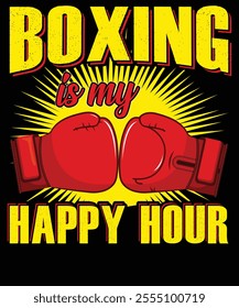 Boxing is my happy hour, I want you to act as a prompt generator for Adobe Firefly's artificial intelligence program.
