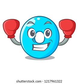 Boxing the number zero on the character
