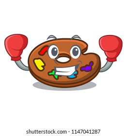 Boxing palette character cartoon style