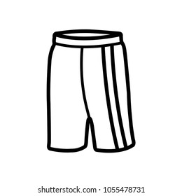 boxing pants icon vector