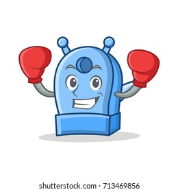 Boxing pencil sharpener character cartoon