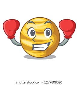 Boxing planet venus in the shape character