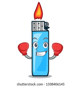 Boxing plastic lighters in the character shape