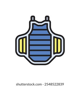 Boxing Protector Icon Vector Illustration