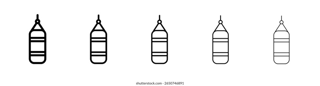 Boxing punch bag ícone vetor símbolo ou ilustração
