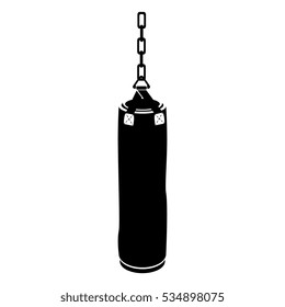 boxing punch isolated icon