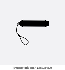 boxing punching bag icon sign signifier vector