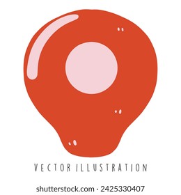 boxing punching pad vector illustration