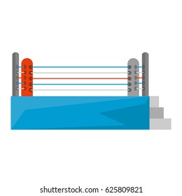 Boxing quadrilateral isolated icon