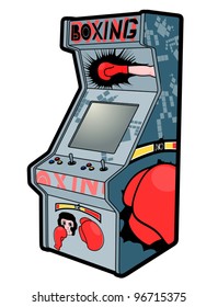 Boxing retro arcade