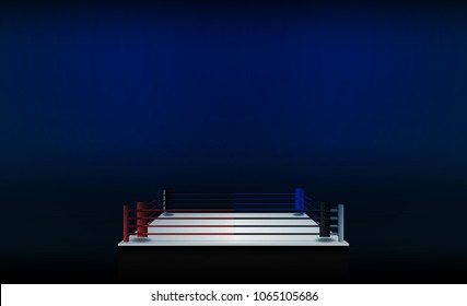 boxing ring arena vector design. Vector illumination