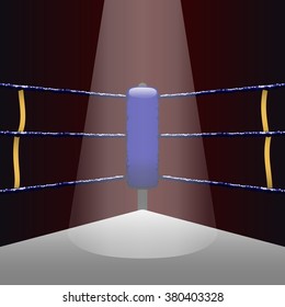 Boxing ring, fighter ring symbol of the good fighter.