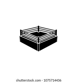 boxing ring icon. Element of fighting ana MMA illustration. Premium quality graphic design icon. Signs and symbols collection icon for websites, web design, mobile app on white background