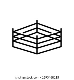 Boxing Ring Icon Sport Equipment Stock Vector (Royalty Free) 1893468115 ...