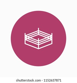 boxing ring icon vector