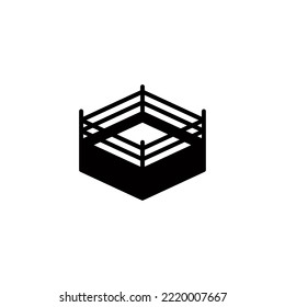 Boxing Ring Icon Vector Design Templates