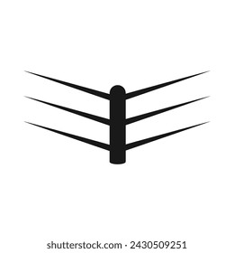 boxing ring icon vector illustration design