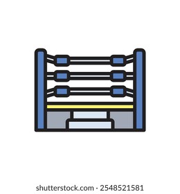 Boxing Ring Icon Vector Illustration