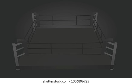 Boxing ring ropes. vector illustration