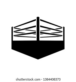 Boxing ring sign symbol. Boxing icon. Vector illustration