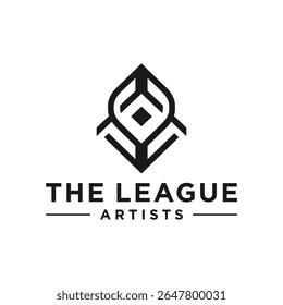 boxing ring sport industry business illustration logo design