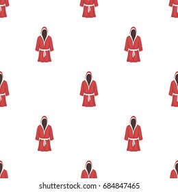 Boxing robe icon in cartoon style isolated on white background. Boxing symbol stock vector illustration.