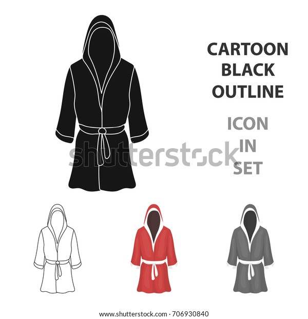 Boxing robe icon in\
cartoon style isolated on white background. Boxing symbol stock\
vector illustration.