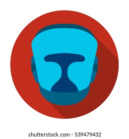 Boxing robe icon in flat style isolated on white background. Boxing symbol stock vector illustration.