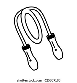 boxing rope isolated icon
