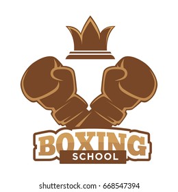 Boxing school emblem