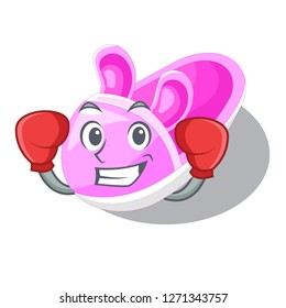 Boxing shoes baby in the shape cartoon