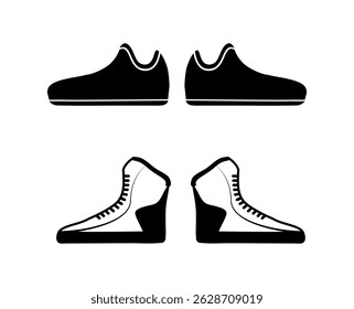 Boxing Shoes Clip Art Collection