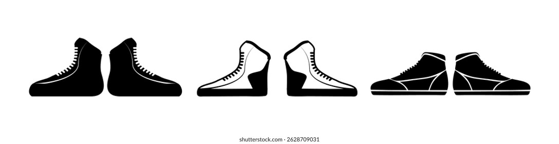 Boxing Shoes Clip Art Collection
