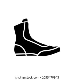 Boxing Shoes Icon Vector