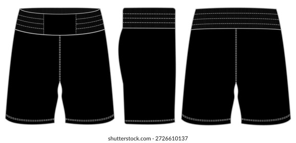 Vorlagenvektor für Boxing Short Mockup