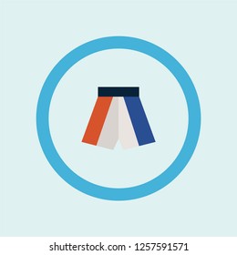boxing shorts icon symbol. Premium quality isolated boxing shorts vector icon in trendy style. boxing shorts element.