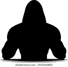 Boxing Silhouette Vector Illustration Image